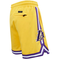 Thumbnail for Los Angeles Lakers Pro Standard Chenille Shorts - Gold