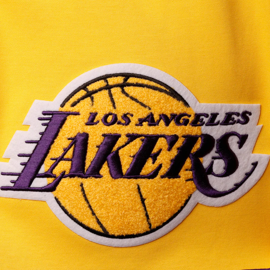 Los Angeles Lakers Pro Standard Chenille Shorts - Gold