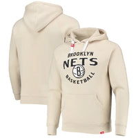 Thumbnail for Brooklyn Nets Sportiqe Olsen Tri-Blend Raglan Pullover Hoodie - Cream