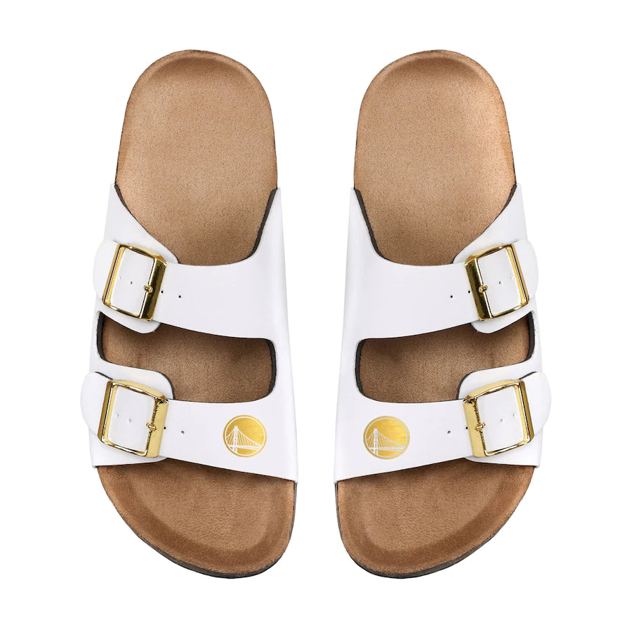Golden State Warriors FOCO Women's Double-Buckle Sandals