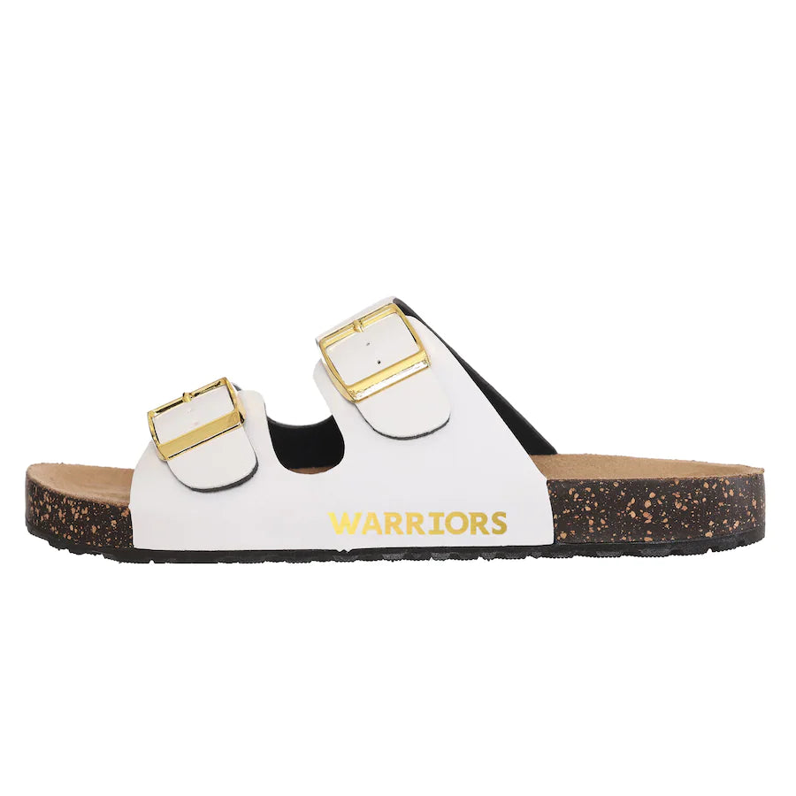 Golden State Warriors FOCO Women's Double-Buckle Sandals