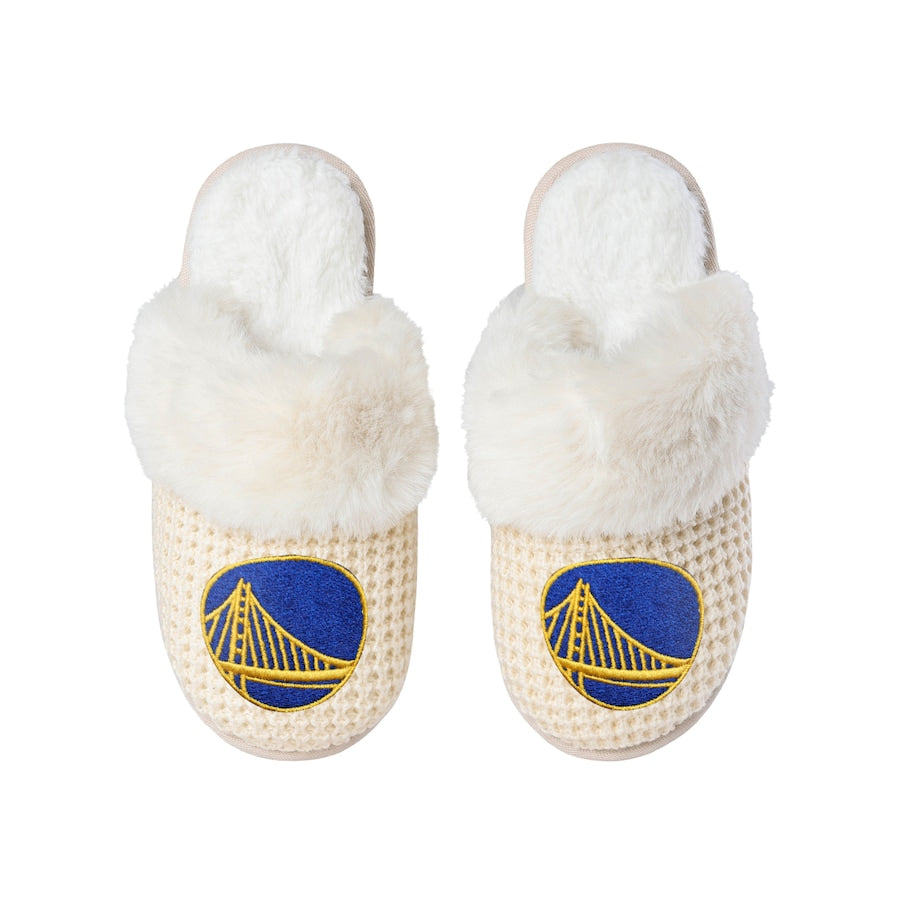 Golden State Warriors FOCO Women's Open Back Slippers