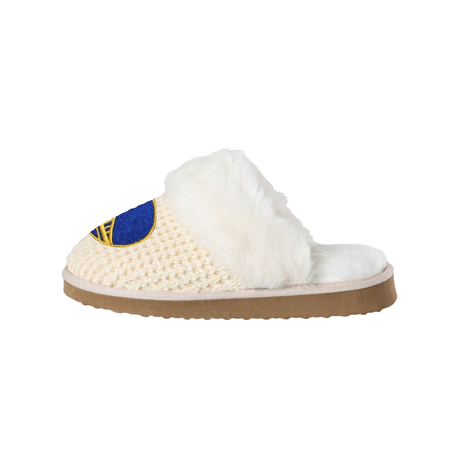 Golden State Warriors FOCO Women's Open Back Slippers