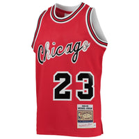 Thumbnail for Michael Jordan Chicago Bulls Mitchell & Ness Youth 1984-85 Hardwood Classics Authentic Jersey - Red