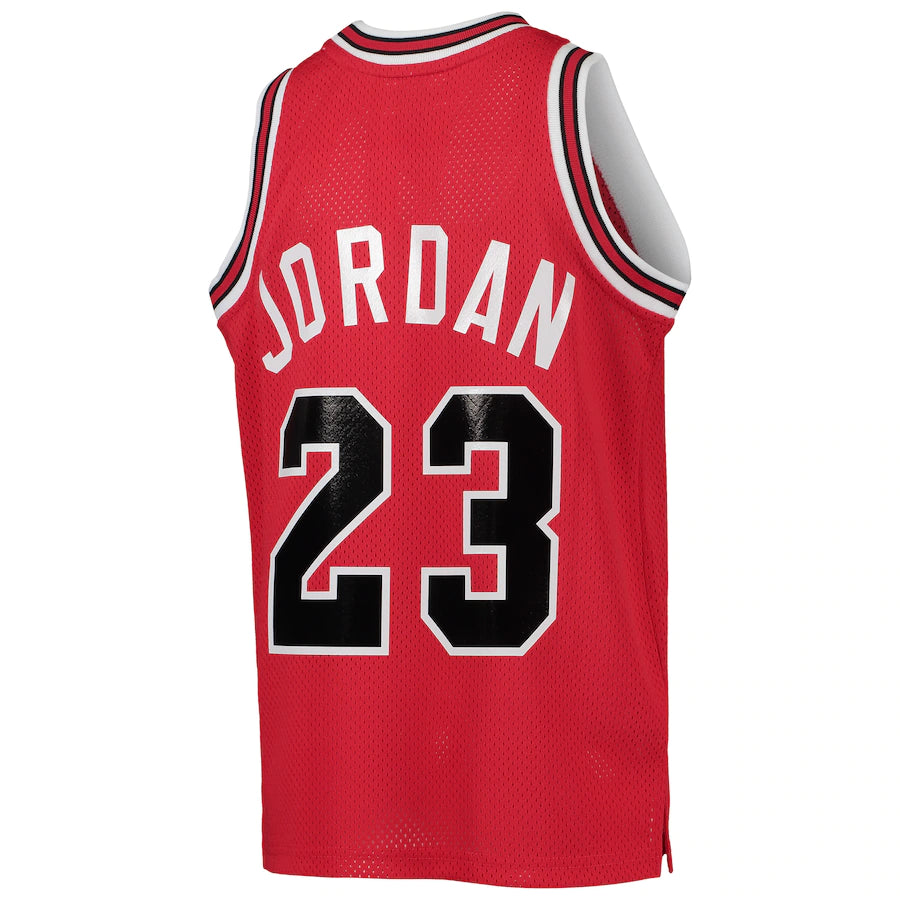 Michael Jordan Chicago Bulls Mitchell & Ness Youth 1984-85 Hardwood Classics Authentic Jersey - Red