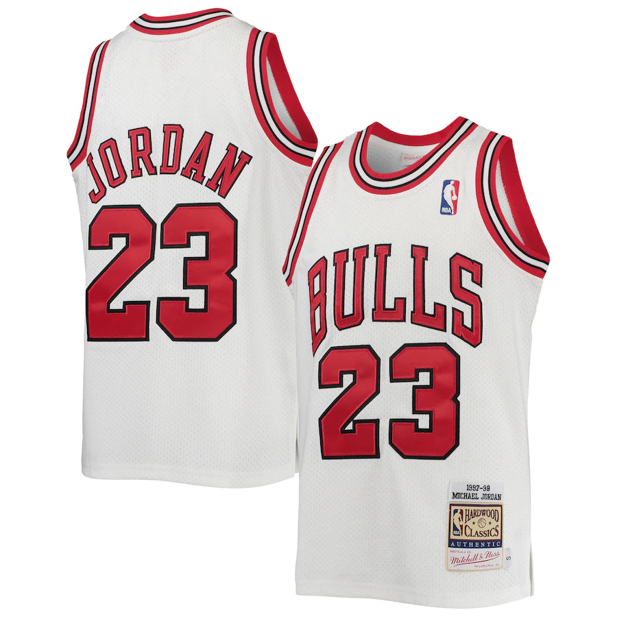 Michael Jordan Chicago Bulls Mitchell & Ness Youth 1984-85 Hardwood Classics Authentic Jersey - Red